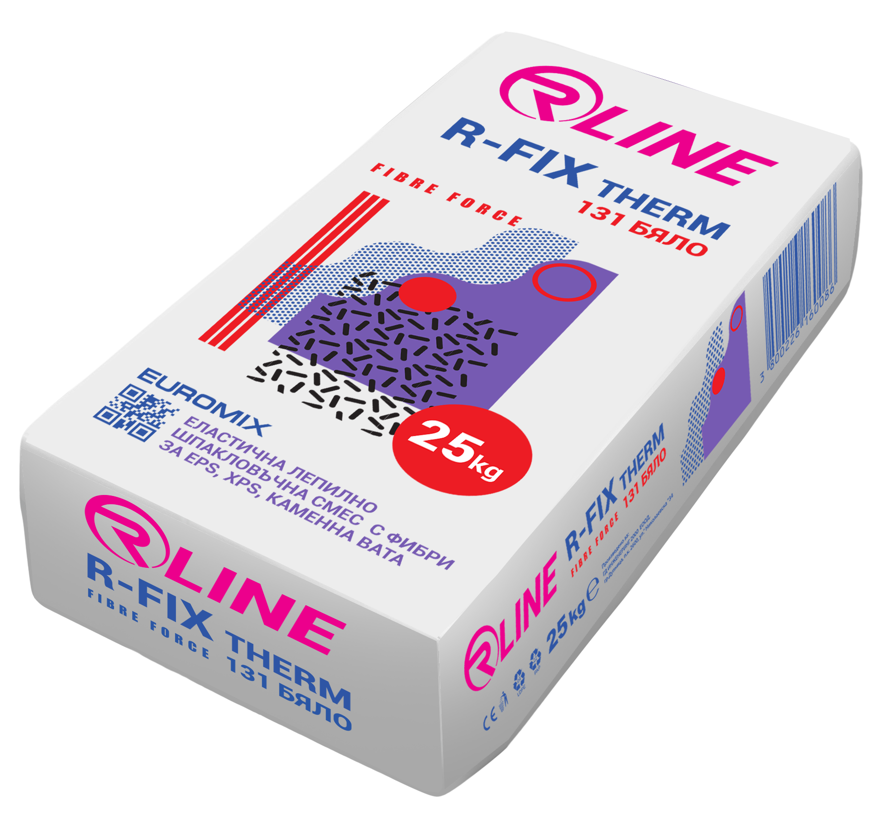 Бяла лепилно-шпакловъчна смес – R-Fix Therm 131