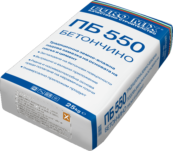 Земно-влажна циментова замазка – PB550