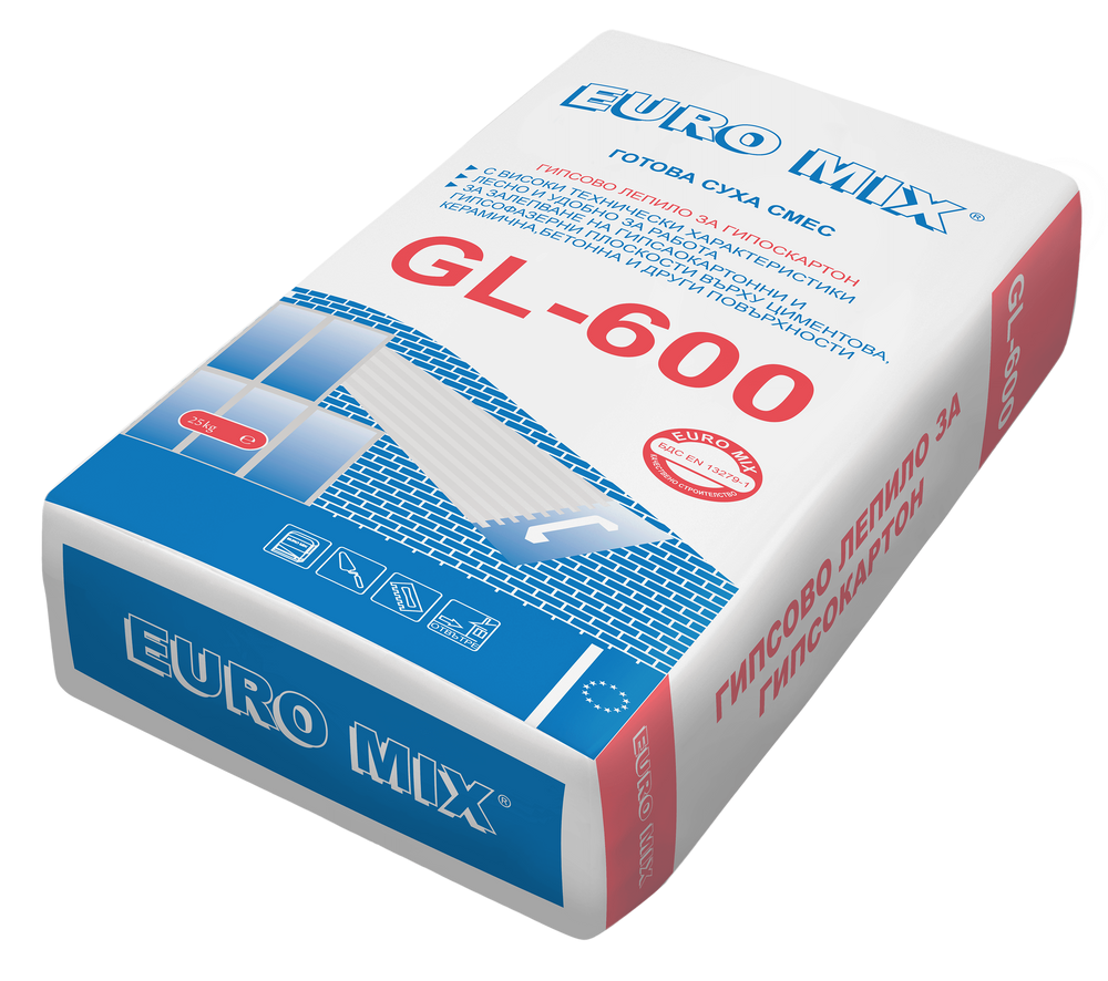 Гипсово лепило за гипсокартон – GL600