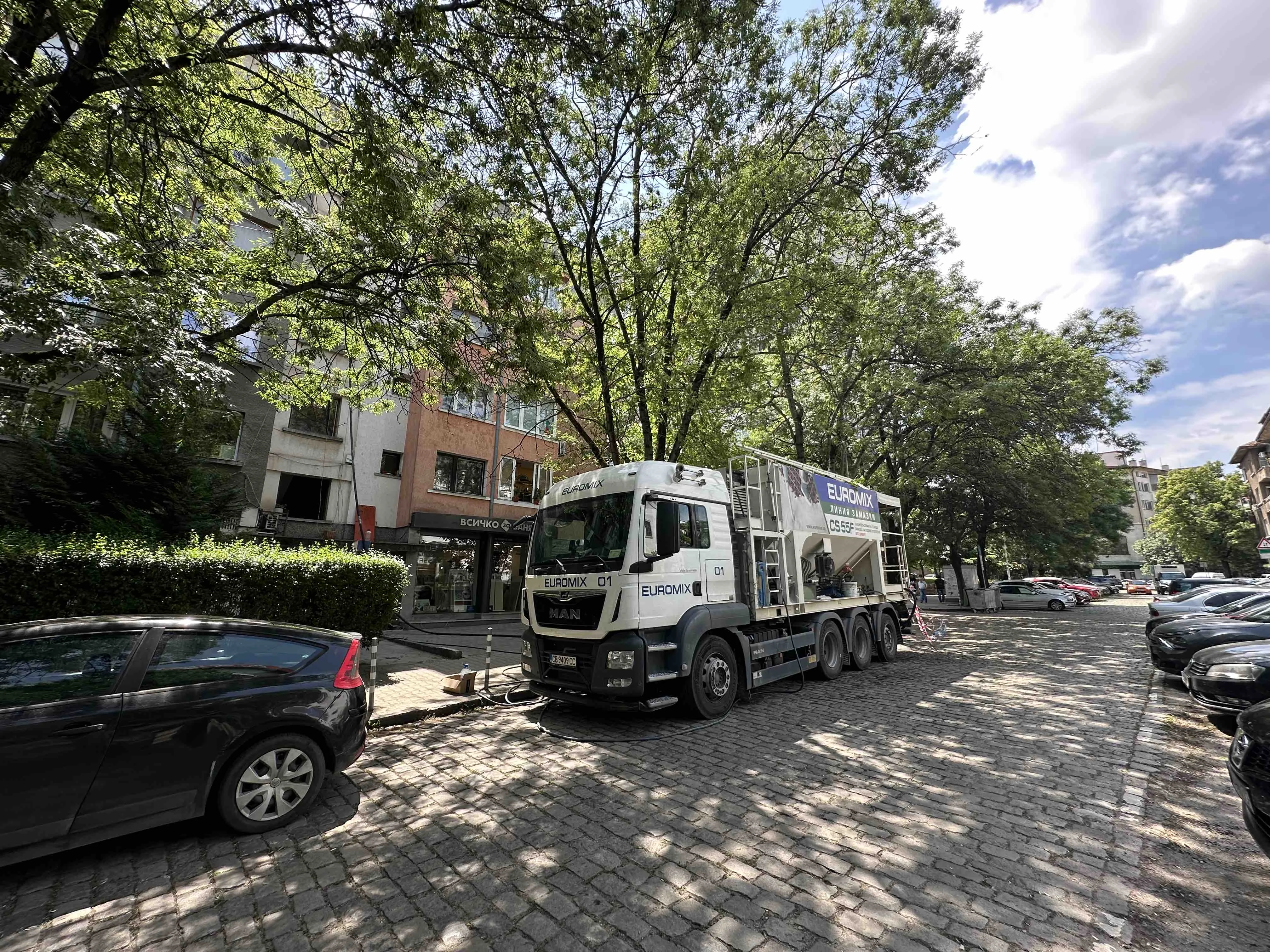 гр. София 50м2 - Kалциево-сулфатна подова замазка - CS 55 F